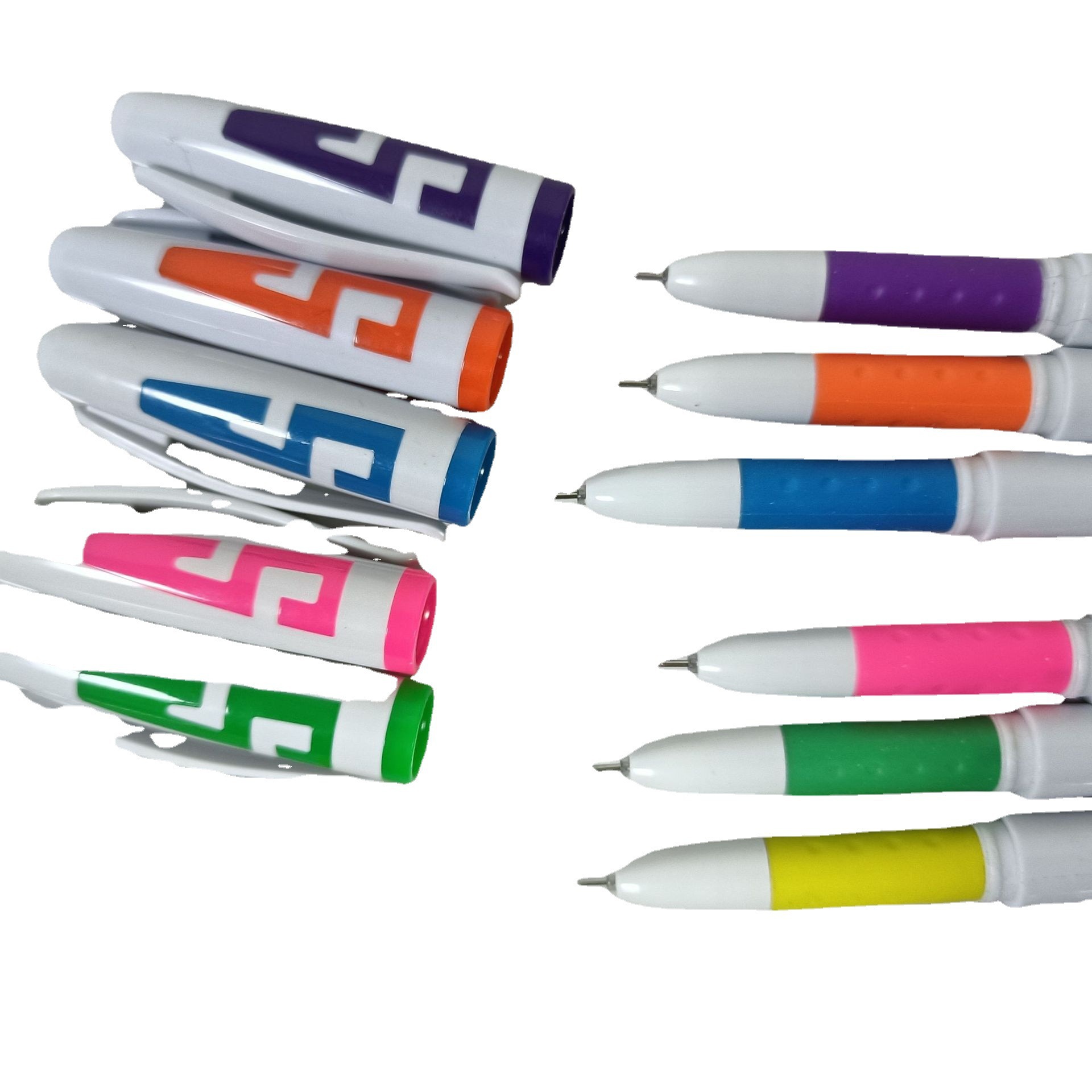 工廠直發黑筆考試筆半針管0.5mm中性筆辦公用品可替換簽字筆